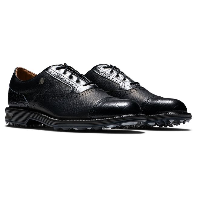 Footjoy Premiere Series - Tarlow Stollen Golfschuhe Herren Schwarz | GHYXJFN-03