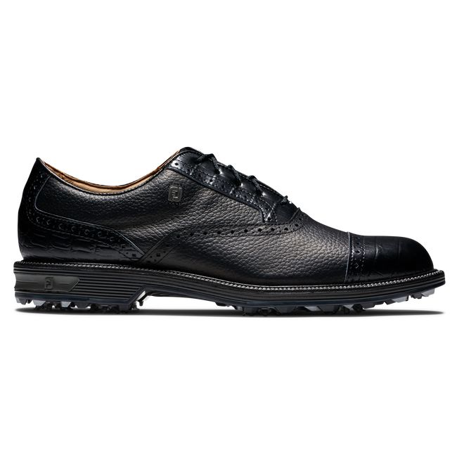 Footjoy Premiere Series - Tarlow Stollen Golfschuhe Herren Schwarz | GHYXJFN-03