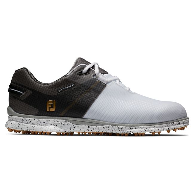 Footjoy Pro|SL Sport Stollenlose Golfschuhe Herren Weiß Schwarz | YLMSGWV-17