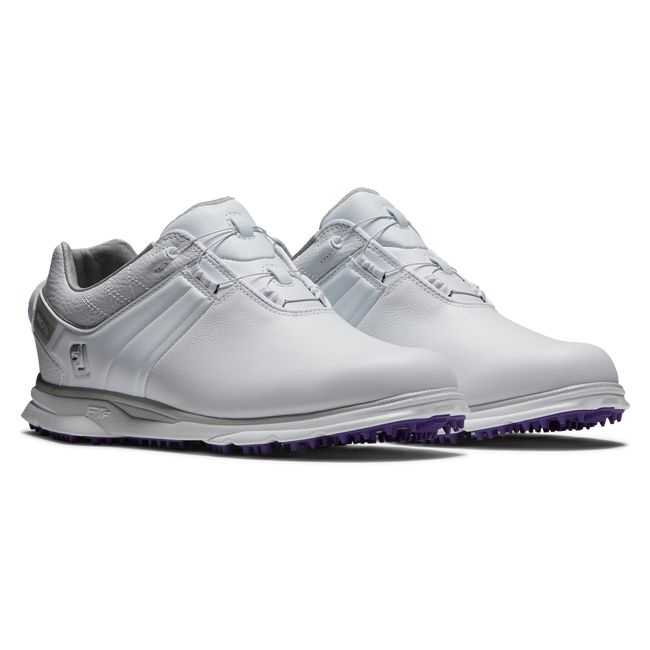 Footjoy Pro|Sl Boa Stollenlose Golfschuhe Damen Weiß | NHDMOGA-90