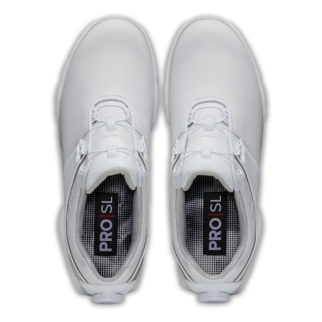 Footjoy Pro|Sl Boa Stollenlose Golfschuhe Damen Weiß | NHDMOGA-90