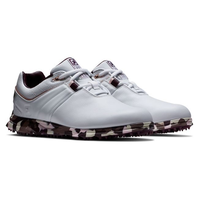 Footjoy Pro|Sl Stollenlose Golfschuhe Damen Weiß | KBCNQFW-04