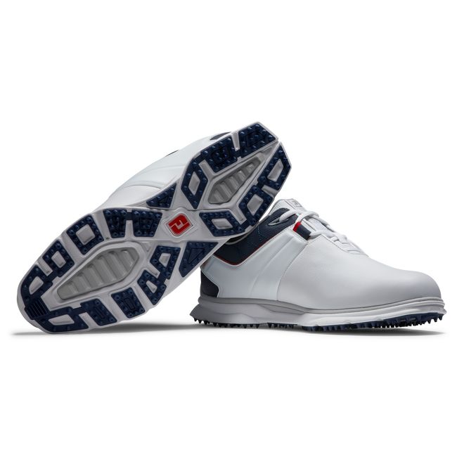 Footjoy Pro|Sl Stollenlose Golfschuhe Herren Weiß Navy | GSIQKZX-67