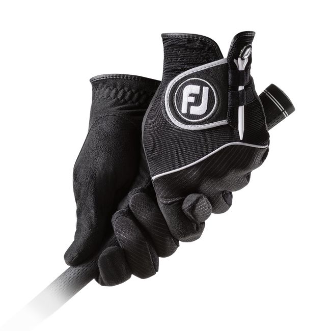 Footjoy Raingrip Pair Golfhandschuhe Herren Schwarz | GDOLUFP-28