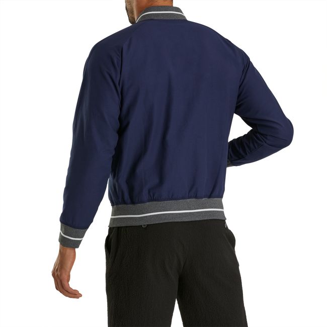 Footjoy Reversible Bomber Jacke Herren Navy | RKFLXSB-18