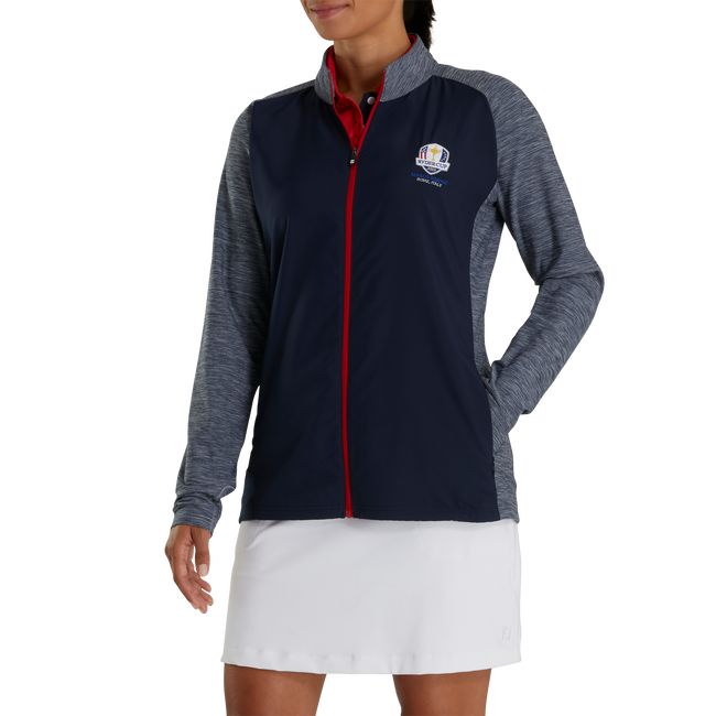 Footjoy Ryder Cup Full-Zip Hybrid Jacke Damen Navy | HICOUKA-75