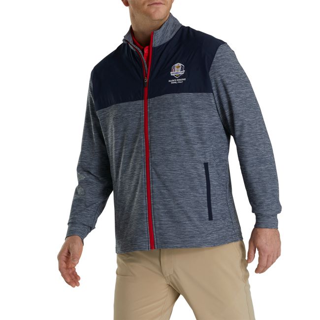 Footjoy Ryder Cup Full-Zip Hybrid Jacke Herren Navy | SMEATBG-41