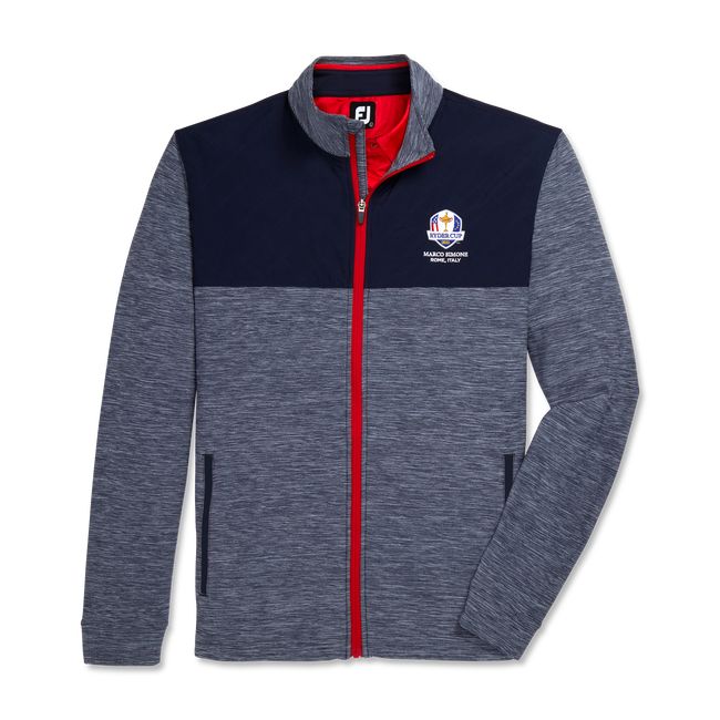 Footjoy Ryder Cup Full-Zip Hybrid Jacke Herren Navy | SMEATBG-41