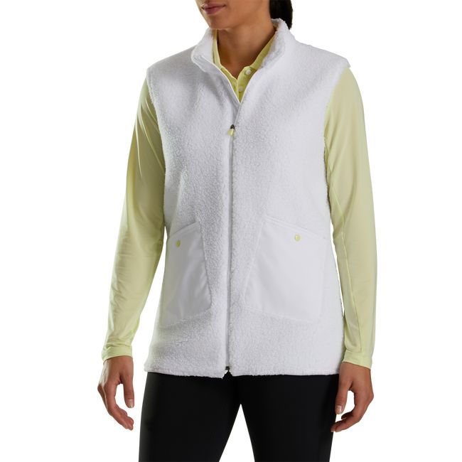 Footjoy Sherpa Weste Damen Weiß | PLUBZQW-23