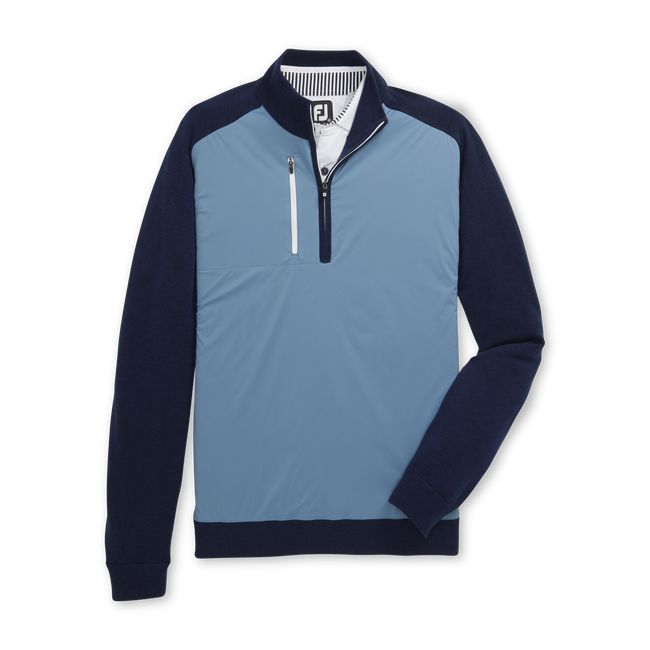 Footjoy Tech Pullover Sweatshirt Herren Blau | UQYNOAK-50