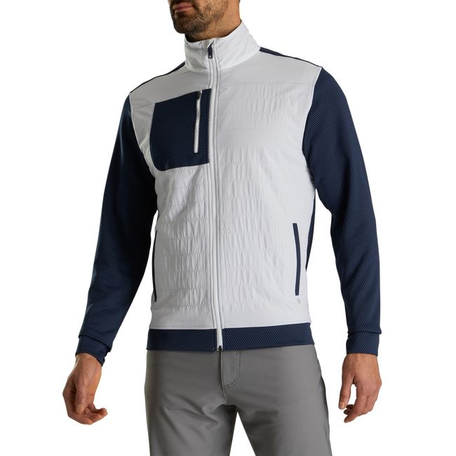 Footjoy Thermoseries Hybrid Jacke Herren Weiß Navy | PSOIEAY-84