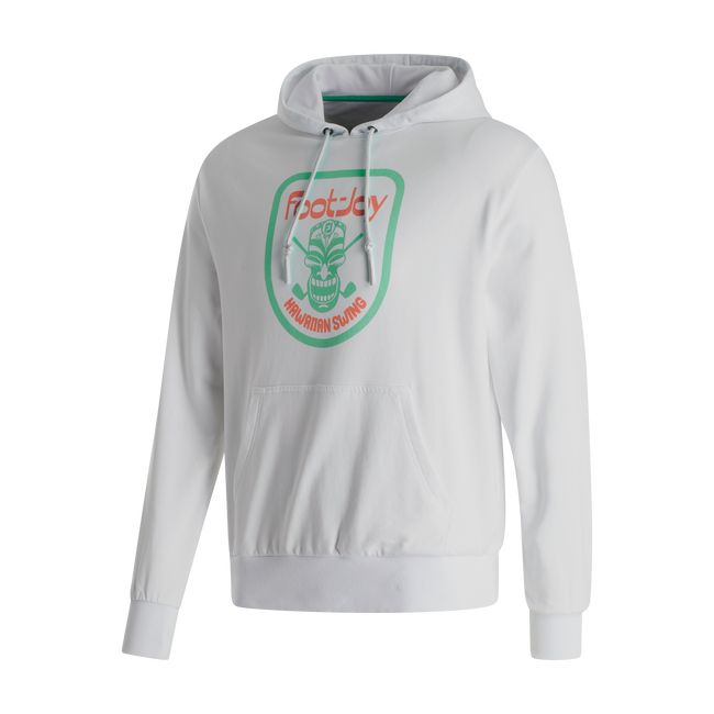 Footjoy Tiki Graphic Hoodie Herren Weiß | HPYAEIB-63