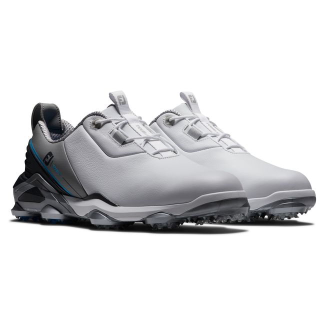 Footjoy Tour Alpha Stollen Golfschuhe Herren Weiß Grau | NPRMHSC-04