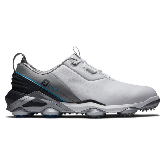 Footjoy Tour Alpha Stollen Golfschuhe Herren Weiß Grau | NPRMHSC-04