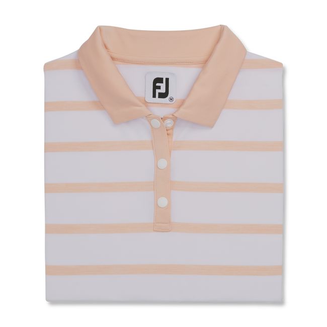 Footjoy Ärmellose Spacedye Stripe Hemd Damen Weiß | ZSGFDEM-29